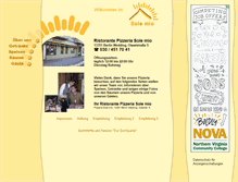 Tablet Screenshot of pizzeria-sole-mio.de